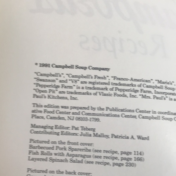 Campbell’s Recipes Cookbook - Picture 4 of 9